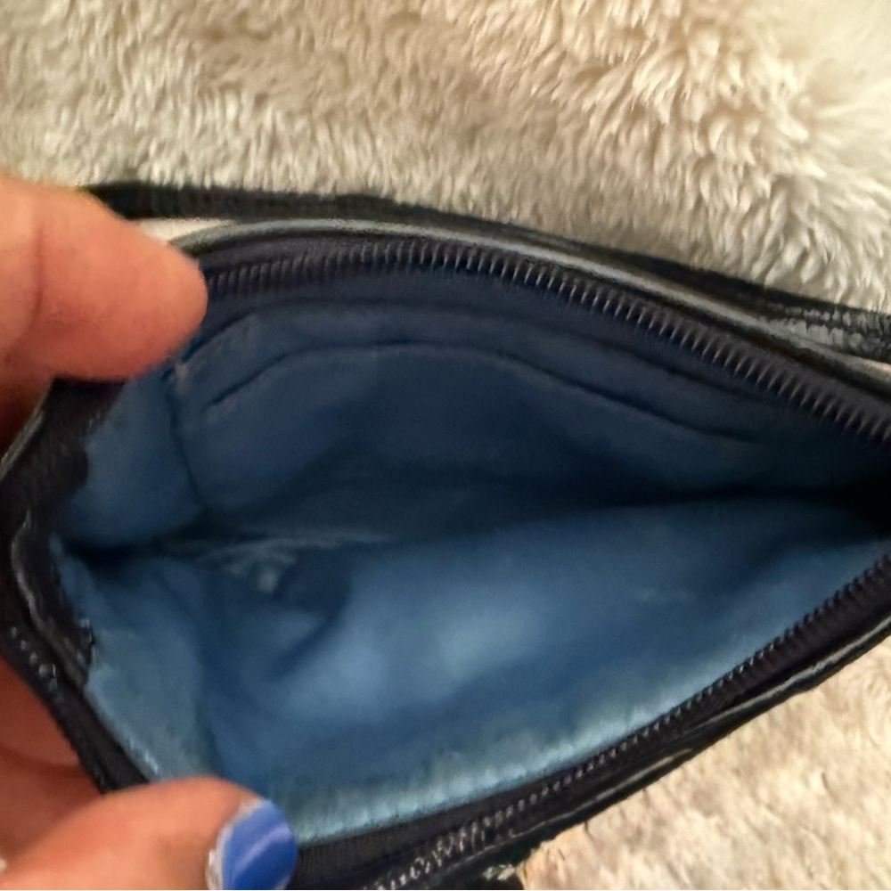 Coach Red and Blue Geometric Wristlet - Picture 6 of 6